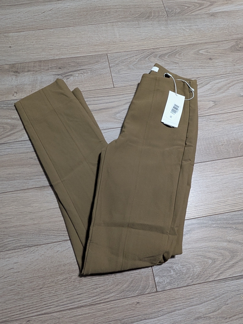 Vince Olive-Tan Slim Trousers